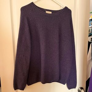 Sloomb Pomona sweater in Borage (purple)